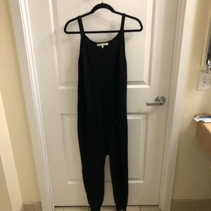 Naked cashmere black drop crotch jumpsuit S/M